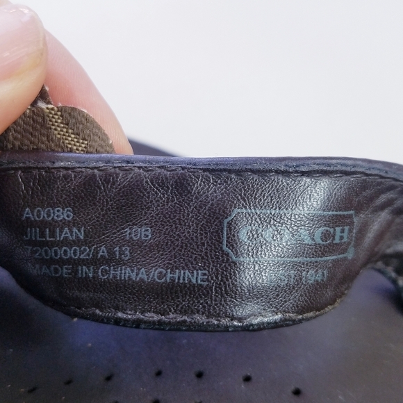 Coach | Jillian Flower Thong Sandals, size 10‎ - Picture 8 of 8